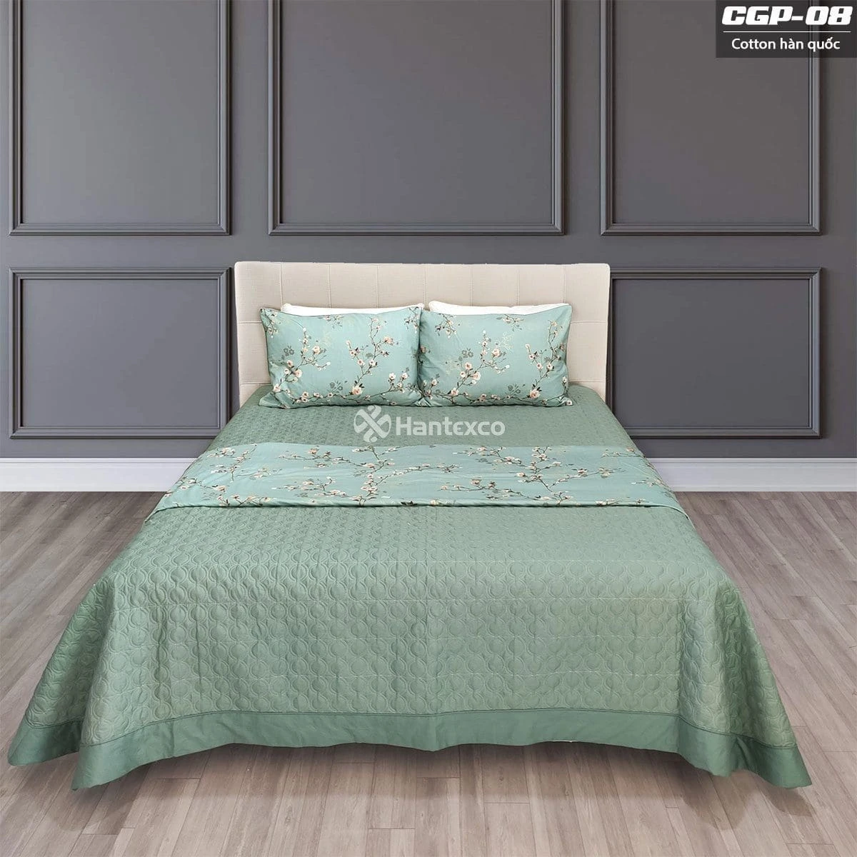 bộ-chăn-ga-phủ-cgp08 Bộ Drap Hantexco Ga Phủ CGP08 - Ảnh 1