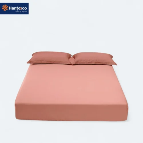 Drap giường Tencel – Pink Salmon