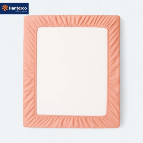 Drap giường Tencel – Pink Salmon